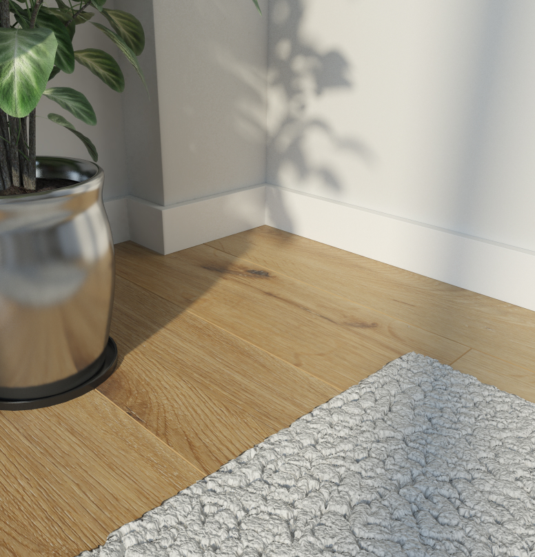 WATERPRO 80 white skirting board